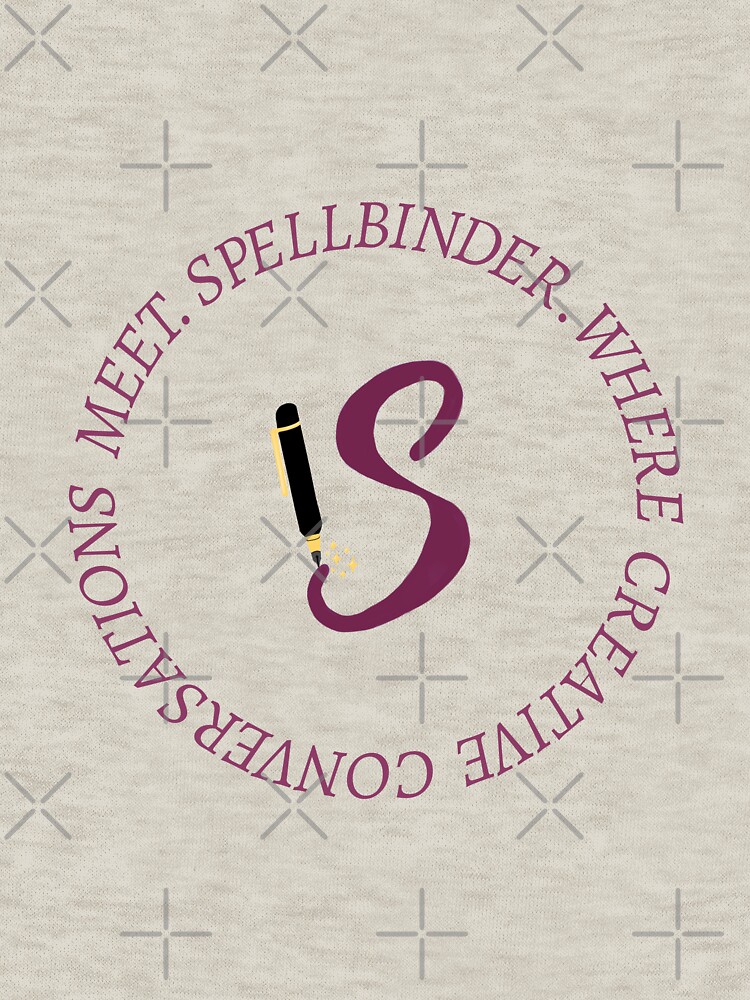 Thumbnail 5 of 5, Zipped Hoodie, Spellbinder Slogan Circle Design designed and sold by spellbindermag.