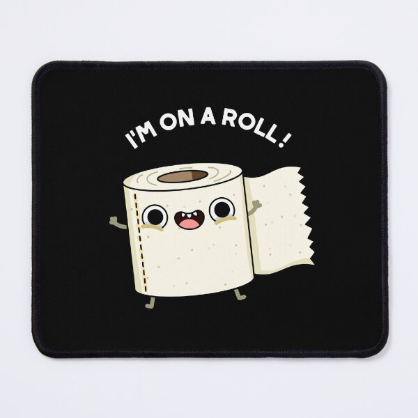 Item preview, I'm On A Roll Funny Toilet Paper Puns (Dark BG) designed and sold by punnybone.