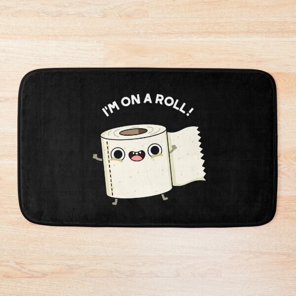 Item preview, I'm On A Roll Funny Toilet Paper Puns (Dark BG) designed and sold by punnybone.