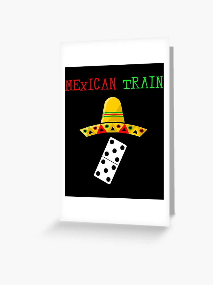 mexican-train-dominoes-score-greeting-card-for-sale-by-nonstopnightlif-redbubble for Free Printable Mexican Train Score Sheet Mexican Train Dominoes Score