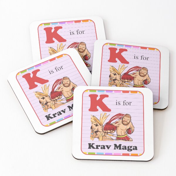 Item preview, Funny Krav Maga Cartoon Design designed and sold by Salukeart.