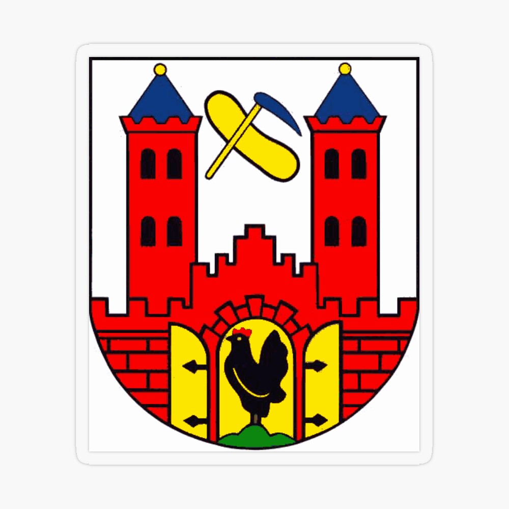 Suhl Coat of Arms, Germany Sticker for Sale by Tonbbo