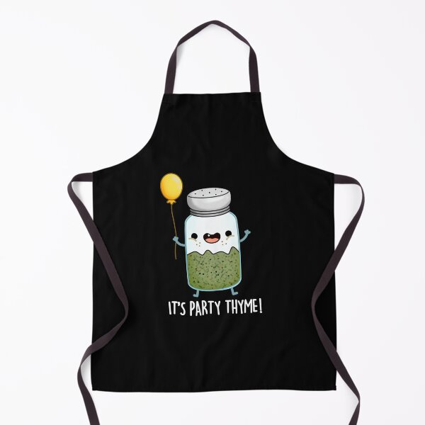 Item preview, It's Party Thyme Funny Herb Puns (Dark BG) designed and sold by punnybone.