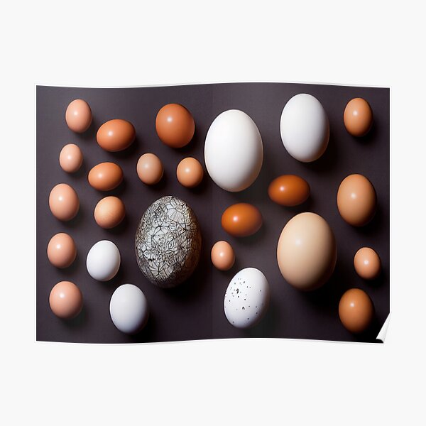 "Egg Selection" Poster for Sale by Rezzmoji Redbubble