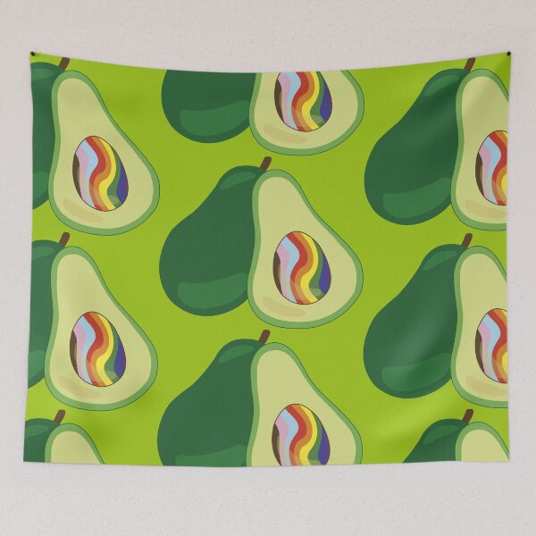 Item preview, Fresh Avocado All Flag designed and sold by LGBT-Art-Design.