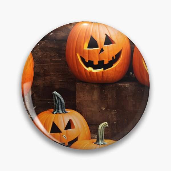 Item preview, halloween scary evil pumpkin funny pumpkin head designed and sold by Art-of-AI.