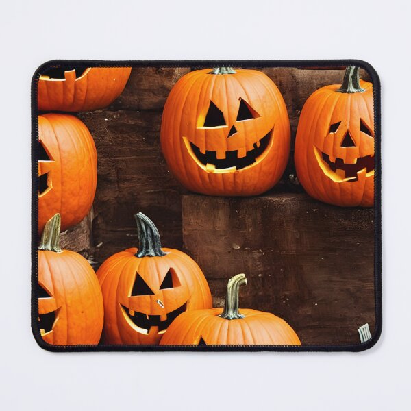 Item preview, halloween scary evil pumpkin funny pumpkin head designed and sold by Art-of-AI.