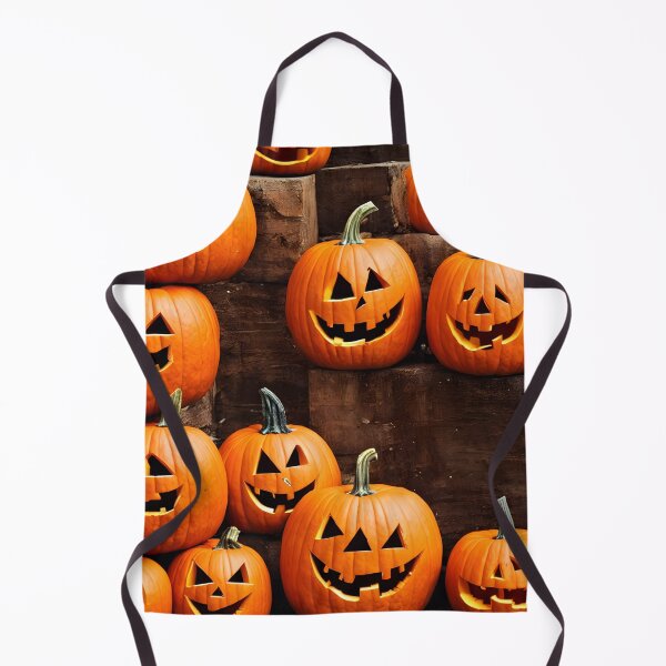Item preview, halloween scary evil pumpkin funny pumpkin head designed and sold by Art-of-AI.
