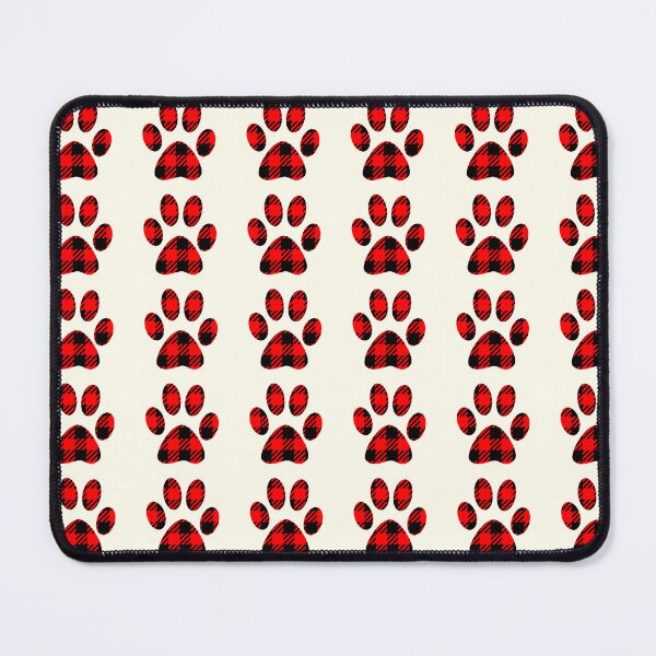 Item preview, Buffalo Plaid Paw Print designed and sold by franktact.