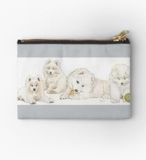 Samoyed Puppies Studio Pouch