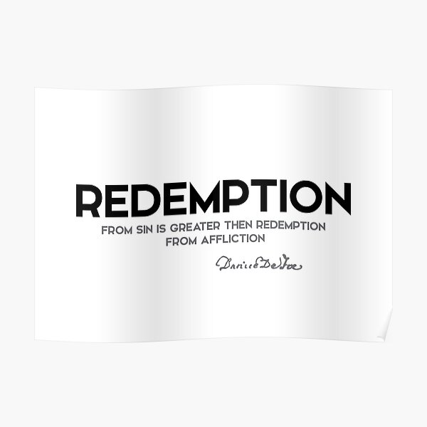 redemption - daniel defoe Poster