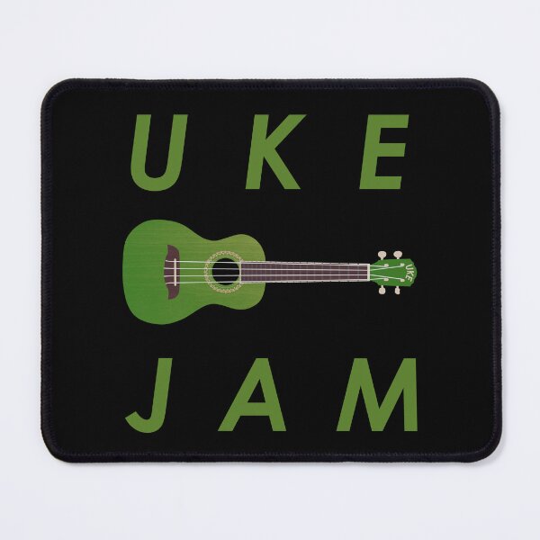 Item preview, Uke Jam - Green Ukelele Player Badge of Honour designed and sold by Grepthor.