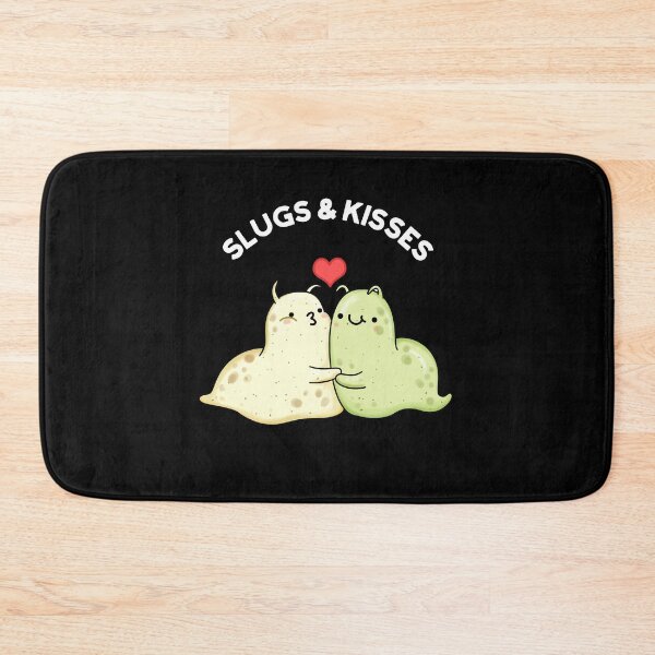 Item preview, Slugs And Kisses Funny Slug Puns (Dark BG) designed and sold by punnybone.