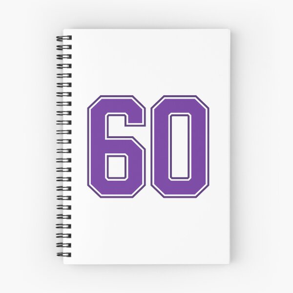 Item preview, Purple Number 60 lucky sports jersey sixty designed and sold by HeavyStyle.