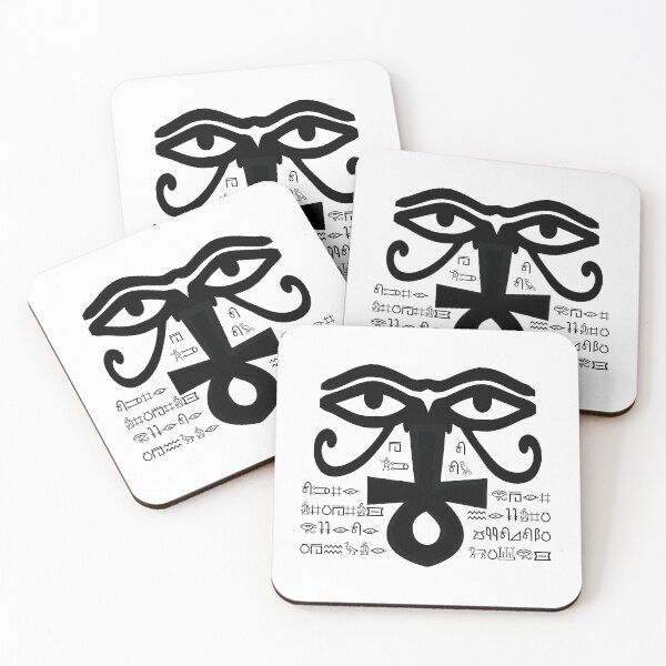 Item preview, Horus Eye Life Ankh Ancient Egyptian Symbols designed and sold by emhoteb.
