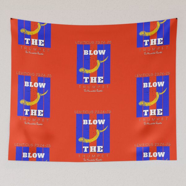 Item preview, Blow the Trumpet - Leviticus 23:24-25 - Red designed and sold by TheReporter1.