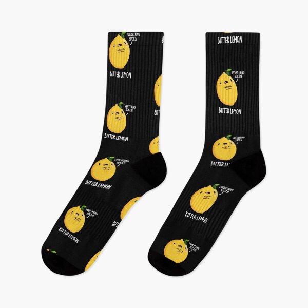 Item preview, Bitter Lemon Funny Fruit Puns (Dark BG) designed and sold by punnybone.