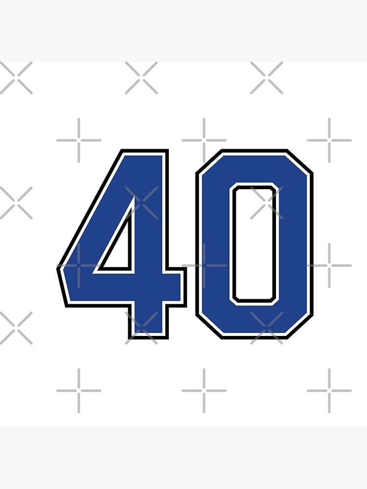 Black Number 42 lucky sports jersey forty two Sticker for Sale by  HeavyStyle