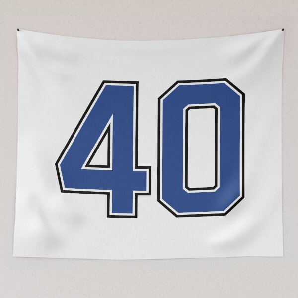 Item preview, Number 40 lucky sports jersey forty designed and sold by HeavyStyle.