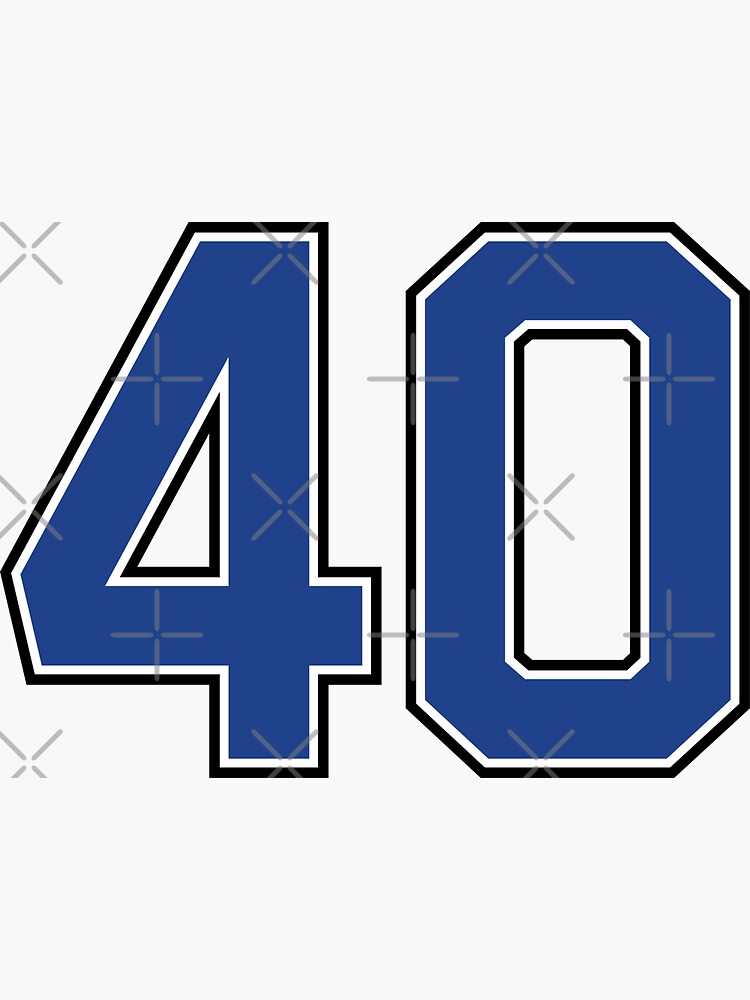 Number 52 lucky sports jersey fifty two Sticker for Sale by HeavyStyle