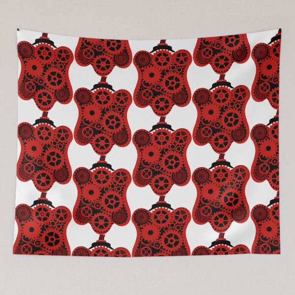 Item preview, Seeds and gears of the red bell pepper designed and sold by SteamedpunkVegg.