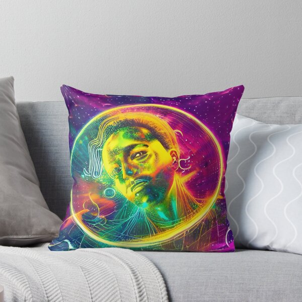Item preview, Our House Music No.6 - Astral Cosmic AI Illustration - Male Face In Circle designed and sold by Recall-Design.