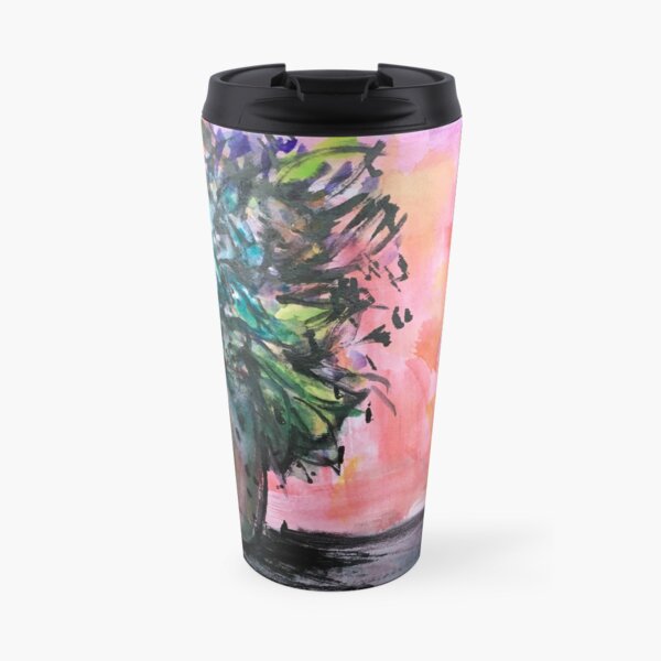 Summer Wild Flowers Travel Mug
