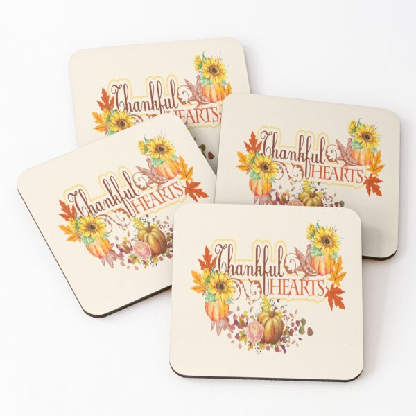 Item preview, Thankful Hearts, Plaid and all things pumpkin Thanksgiving ,Thankful Grateful Blessed, Pumpkin spice and all things nice designed and sold by Adri Barnard.