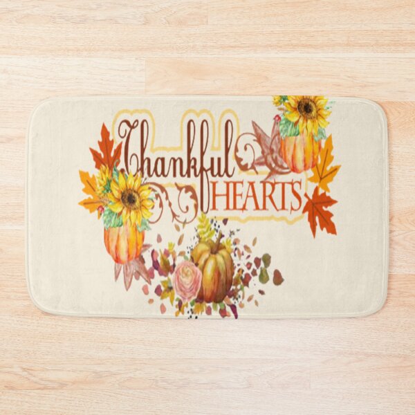 Item preview, Thankful Hearts, Plaid and all things pumpkin Thanksgiving ,Thankful Grateful Blessed, Pumpkin spice and all things nice designed and sold by Adri Barnard.