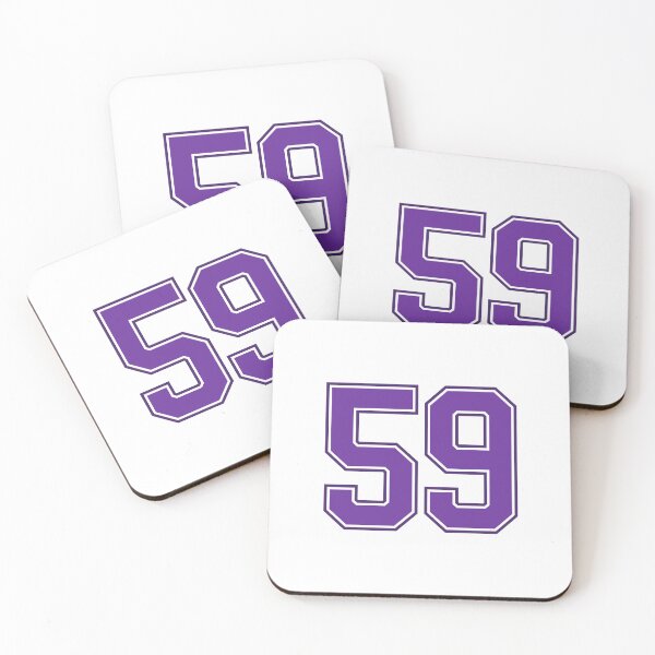 Item preview, Purple Number 59 lucky sports jersey fifty nine designed and sold by HeavyStyle.