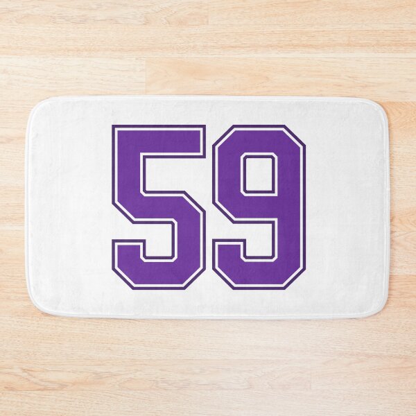 Item preview, Purple Number 59 lucky sports jersey fifty nine designed and sold by HeavyStyle.