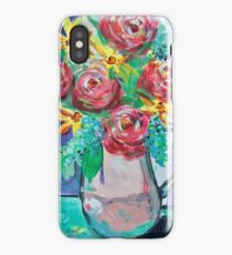 Summer Coffee Cup Bouquet iPhone Case
