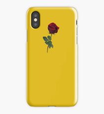Soft grunge rose iPhone Case