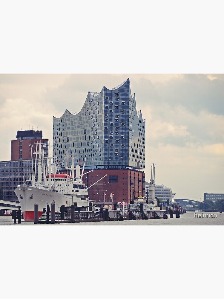 Elbphilharmonie Elbe Philharmonic Hall Art Board Print By Heinrich Redbubble