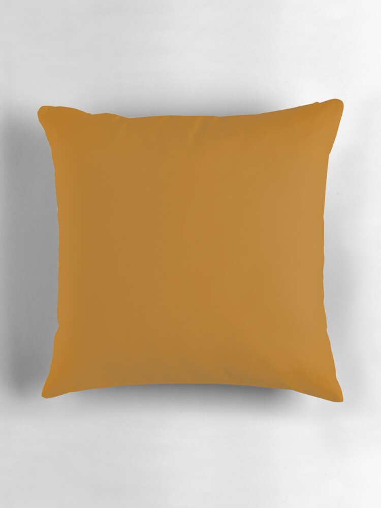 Thumbnail 3 of 4, Pillow, PLAIN SOLID GINGER - 100 SHADES OF BROWN ON OZCUSHIONS designed and sold by ozcushions.