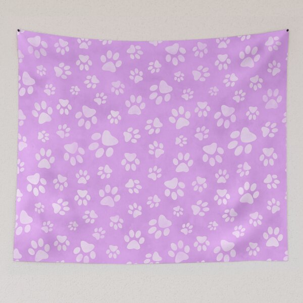 Item preview, Purple paw prints designed and sold by pnkpopcorn.