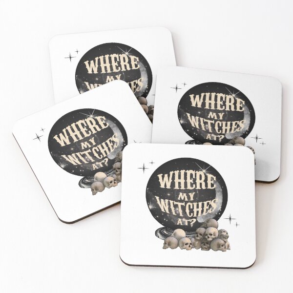 Item preview, Vintage  and Funny Halloween Quote "Where My Witches At?"   STICKER gift for boyfriend gift for girlfriend gift for best friend gift halloween freaks  designed and sold by GhostAmine.