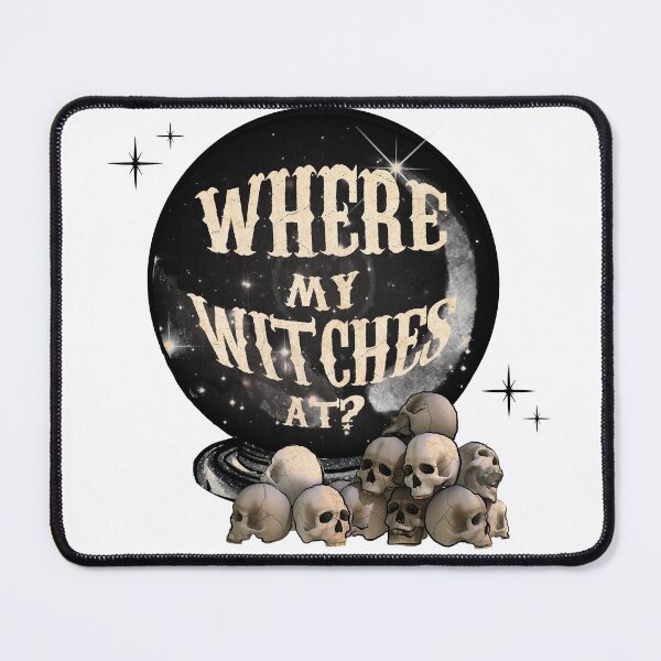 Item preview, Vintage  and Funny Halloween Quote "Where My Witches At?"   STICKER gift for boyfriend gift for girlfriend gift for best friend gift halloween freaks  designed and sold by GhostAmine.