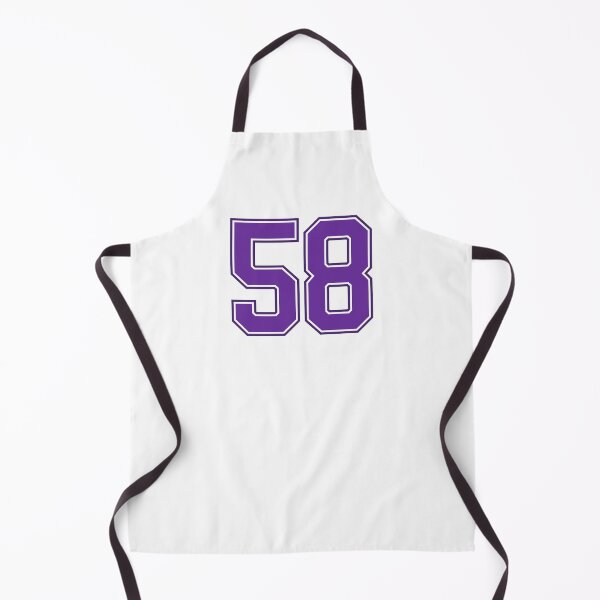 Item preview, Purple Number 58 lucky sports jersey fifty eight designed and sold by HeavyStyle.