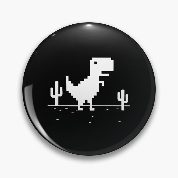 Item preview, Chrome Dino White designed and sold by niceghost.