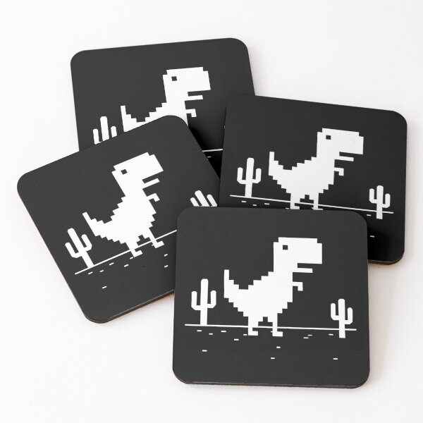Item preview, Chrome Dino White designed and sold by niceghost.