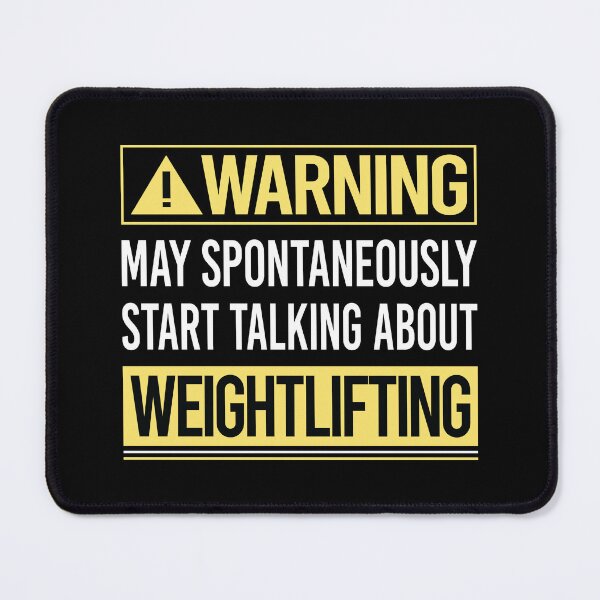 Item preview, Warning About Weightlifting Lifting designed and sold by WrightTrouble.