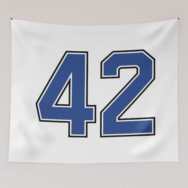 Item preview, Number 42 lucky sports jersey forty two designed and sold by HeavyStyle.