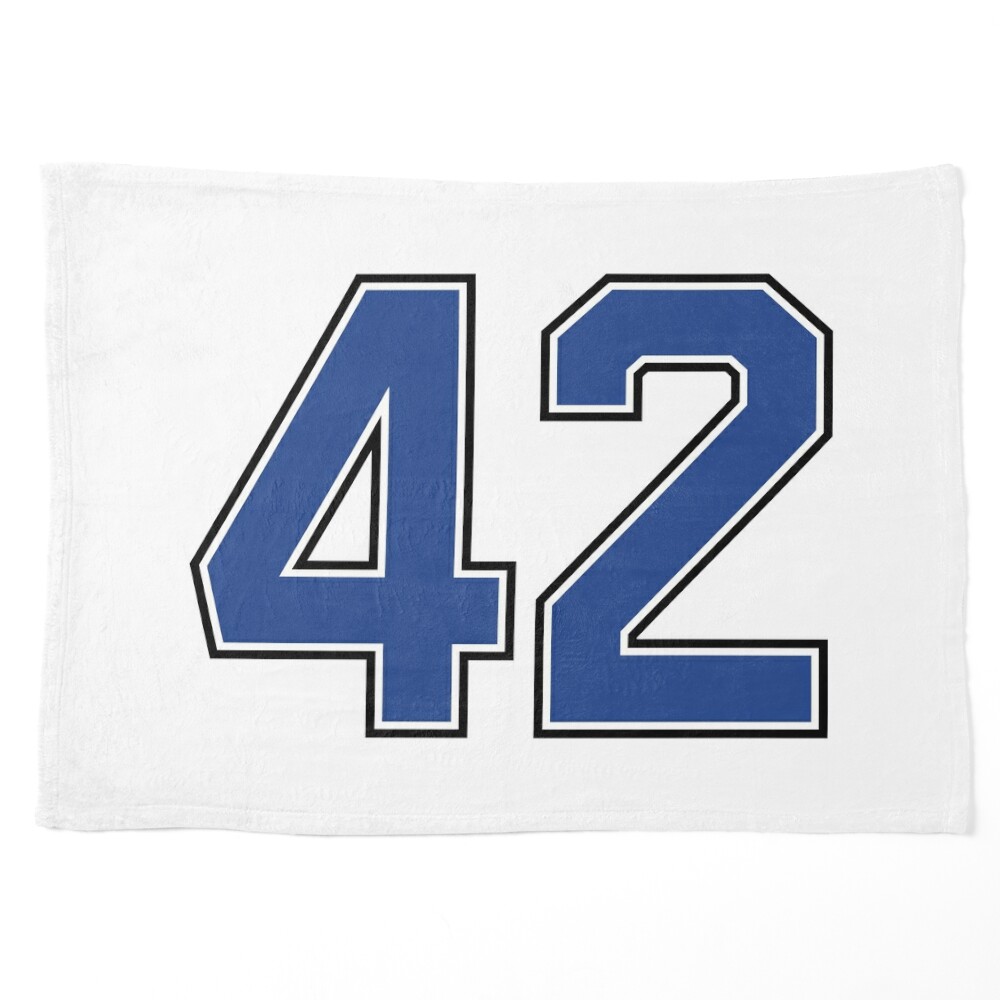 42 Sports Number Fourty-Two Sticker for Sale by HelloFromAja