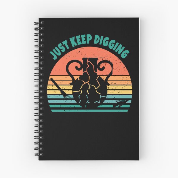 Item preview, Broken jug Archeology retro sunset just keep digging designed and sold by TipTopTapo.
