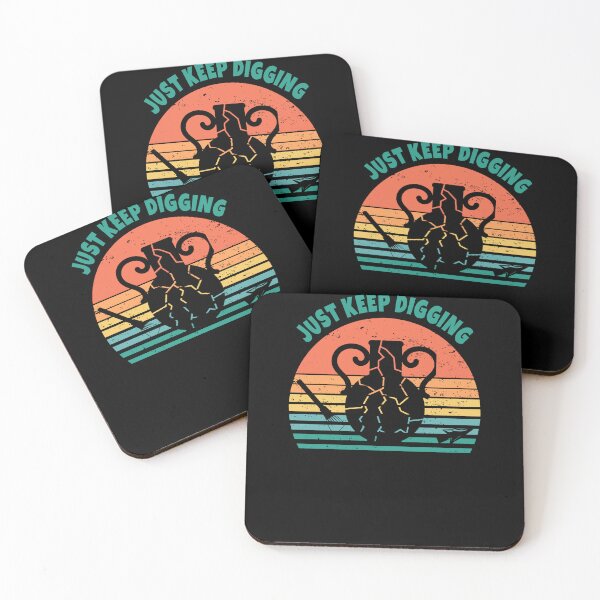 Item preview, Broken jug Archeology retro sunset just keep digging designed and sold by TipTopTapo.