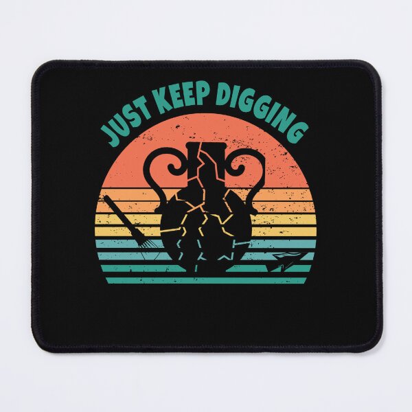 Item preview, Broken jug Archeology retro sunset just keep digging designed and sold by TipTopTapo.