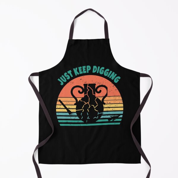 Item preview, Broken jug Archeology retro sunset just keep digging designed and sold by TipTopTapo.
