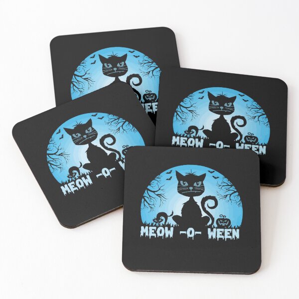 Artikelvorschau,  Pumpkin Moon Cat Meow -o- ween halloween shirt entworfen und verkauft von artzaka.