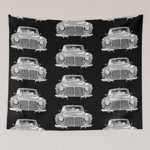 Item preview, Rover P5 1960s classic car monochrome designed and sold by soitwouldseem.
